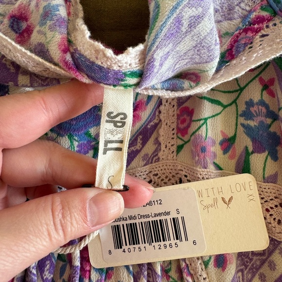 Spell babushka strappy dress - lavender - Picture 7 of 9